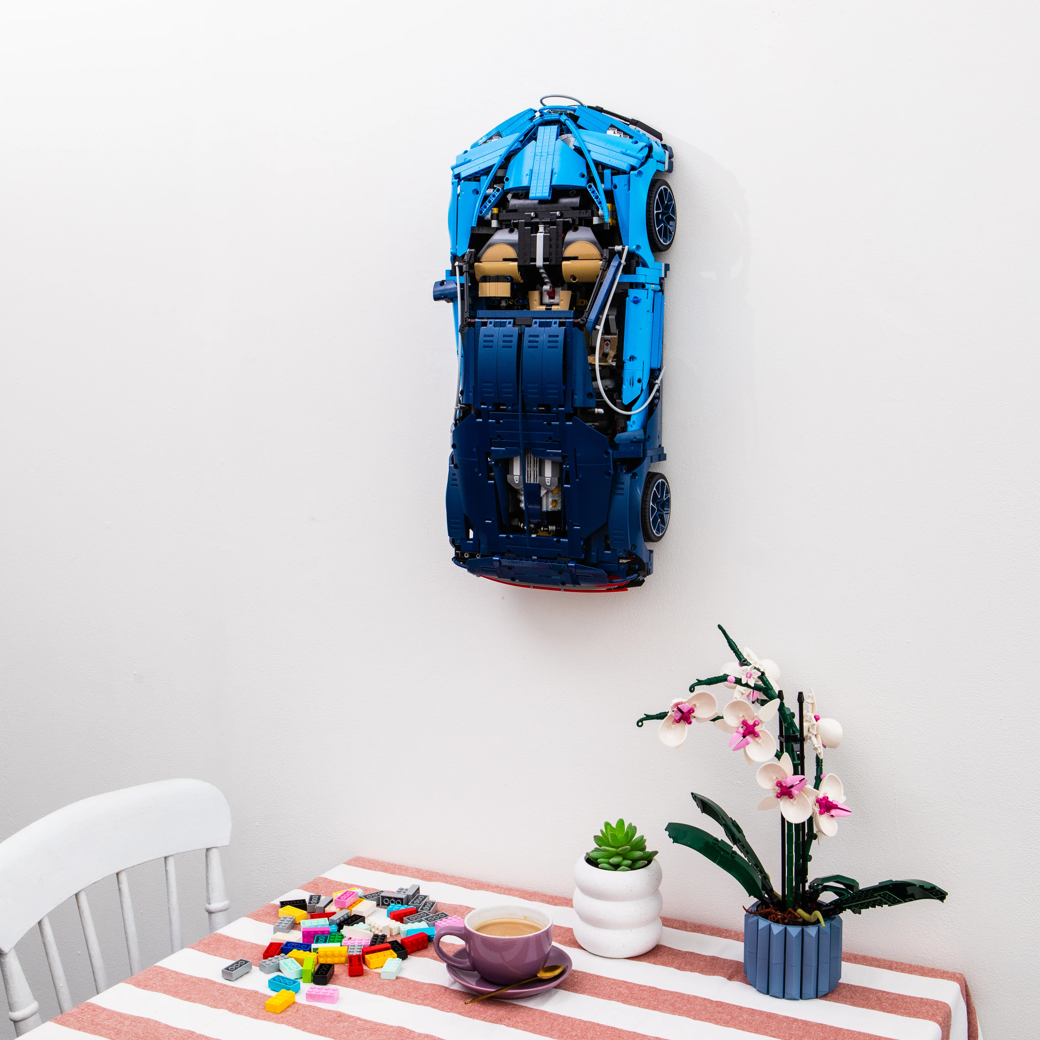 Wall Mount Bracket Compatible With Lego Technic Bugatti Chiron 42083 - Image 2