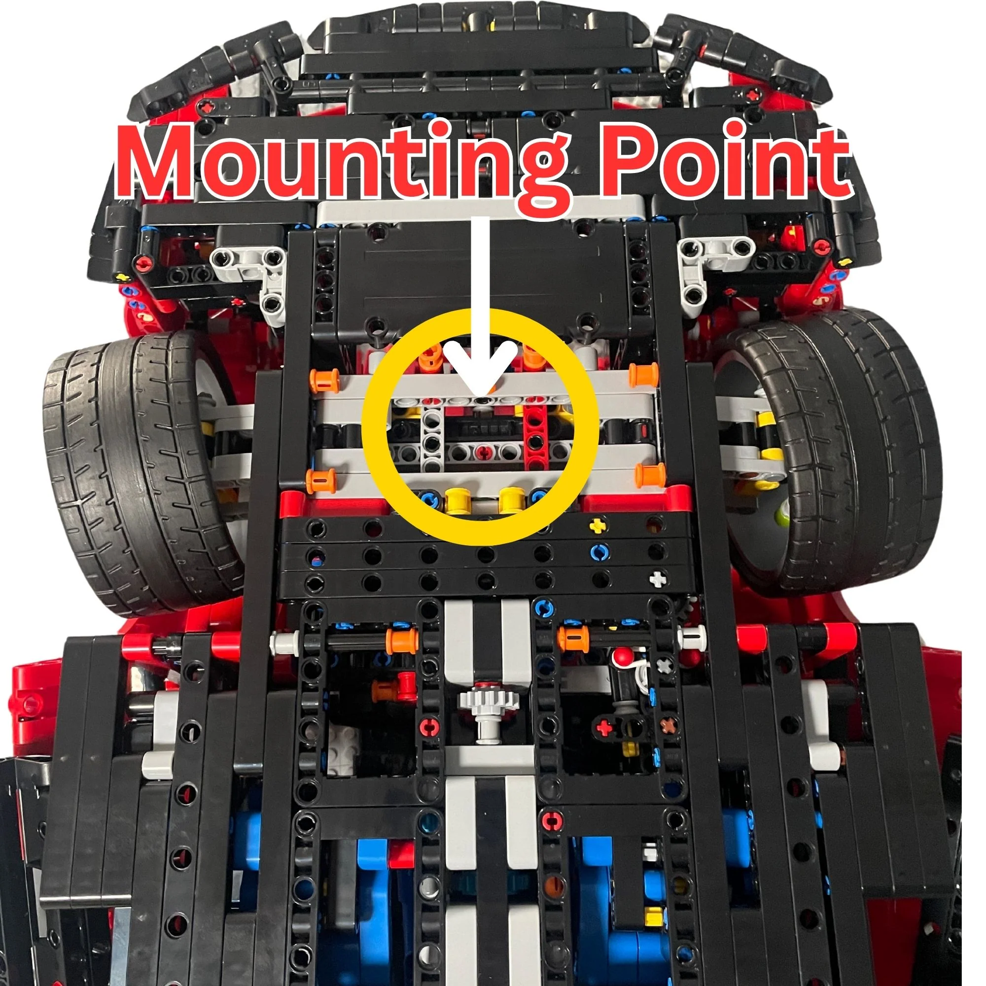 Wall Mount for Lego Ferrari Daytona SP3 42143 - Image 4